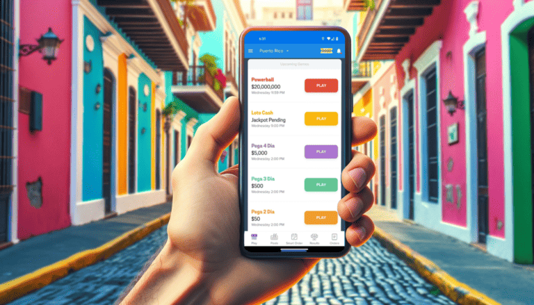 Jackpocket app users can play the lottery games available in Puerto Rico.